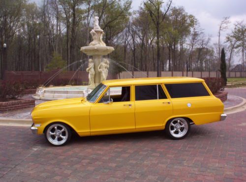 1964 chevy nova wagon &lt;&lt;&gt;&gt; everything new&lt;&lt;&gt;&gt; comlpete restoration&lt;&lt;&gt;&gt; cold a/c