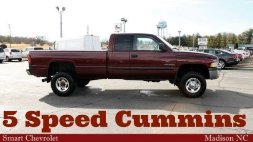 2001 dodge ram 2500 5 speed manual cummins turbo diesel 4x4 pickup truck 4wd