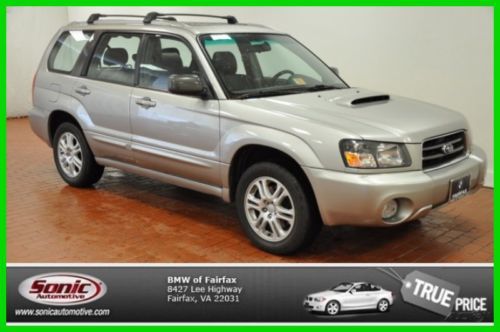We fiance!! 58k miles heated seats leather  1 owner silver metallic awd forester