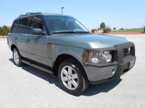 2003 land rover range rover hse sport utility 4-door 4.4l with brush gaurds nice