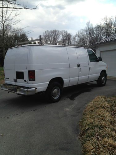 2002 e250 ford van with extras. no reserve auction. highest bidder wins