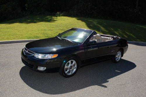 2001 toyota solara sle convertible new top new tires 1 owner runs new great car
