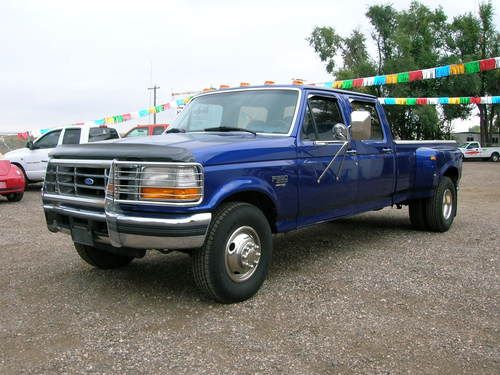 1996 ford f-350 xlt crew cab drw 7.3l diesel in colorado