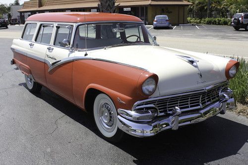 1956 ford fairlane country sdn. 9 pass. wagon "100 point rest"