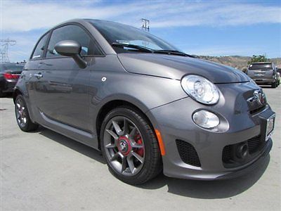 2013 fiat 500 abarth 2 door coupe grey only 2k miles