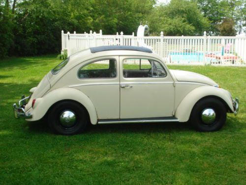 Sell used 1963 Volkswagen Beetle Deluxe Sunroof Sedan - No ...
