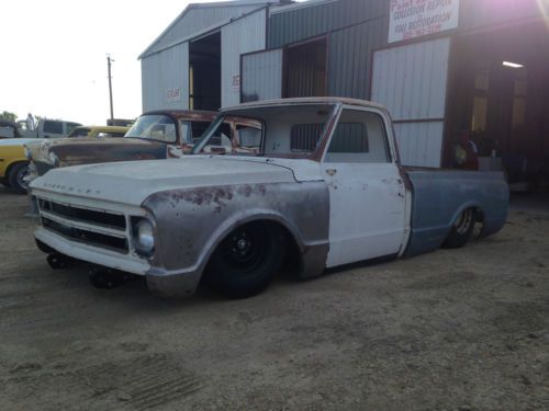 1967 chevy c-10 bagged project