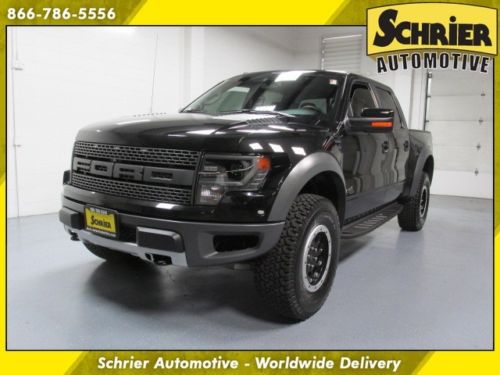 14 ford f150 svt raptor black sony audio sync hitch receiver 4x4 luxury package