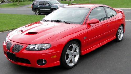 2006 red pontiac gto coupe low miles like new
