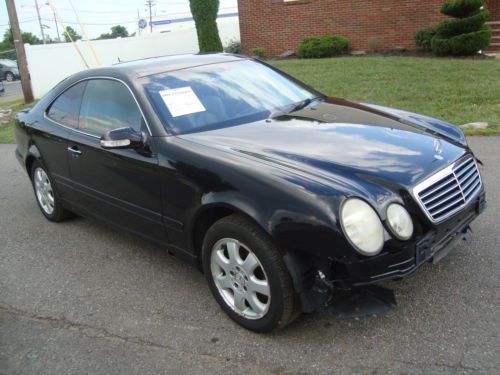 Mercedes clk320 v6 salvage rebuildable repairable wrecked project damaged fixer