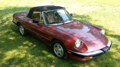 1987 alfa romeo spider veloce - honest car for sale!