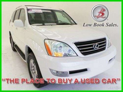 We finance! 08 gx 470 used certified 4.7l v8 4wd 4x4 suv sunroof leather abs