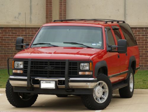 1998 chevrolet suburban 6.5l diesel, 4x4, hard to find 1500 3:42, 3/4 ton rated