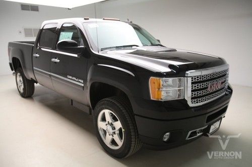 2013 denali crew 4x4 navigation sunroof 20s aluminum leather heated v8  diesel