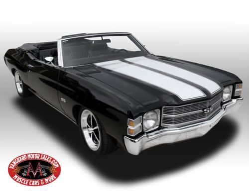 71 convertible chevelle ss tribut 396 4 speed black wow