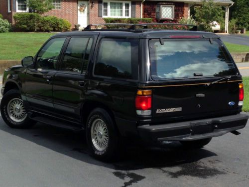 Limited 1995 ford explorer sport 4wd 4-door 4 wheel drive leather black suv