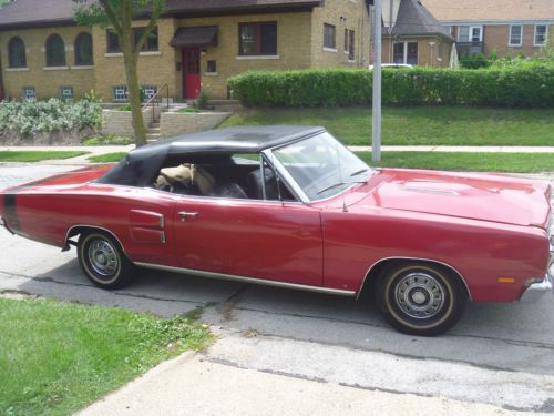 1969 dodge coronet r/t 440 convertible  *one owner*  ready for restoration!