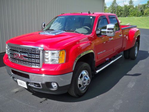 Purchase used 2013 GMC Sierra 3500 Dually SLT Crew Cab Duramax Diesel