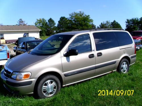 2002 chevrolet venture, clean!! good tires, power sliding doors, no reserve!