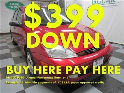 2002(02)focus 2.0l we finance bad credit! buy here pay here low down $399