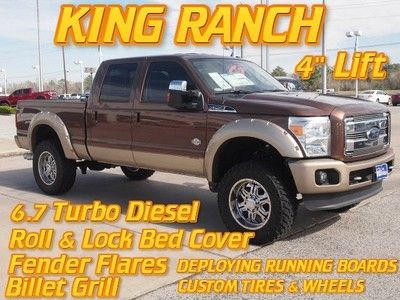 New f-250 king ranch 6.7l v8 powerstroke diesel lift kit 4x4 off road must sell