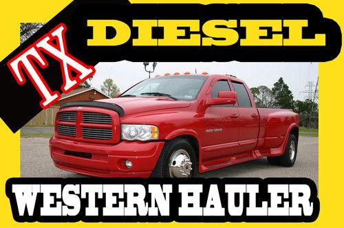 Western hauler texas truck loaded cummins diesel trubo l6 5.9l leather power opt