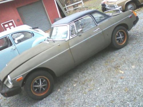1977 mg mgb mk iv convertible 2-door 1.8l / with  removeable hardtop