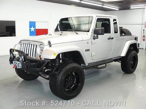 2011 jeep wrangler jk-8 truck 4x4 auto lifted winch 10k texas direct auto