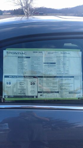 2008 pontiac g6 sedan 4-door 3.5l sunroof, remote start, keyless entry, 6 disc