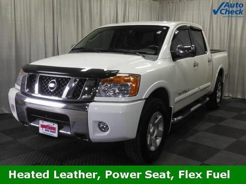 2009 nissan titan le,we finance,white, leather,4x4