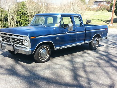1974 f-100 super cab barn find survivor one owner truck looks great no rust
