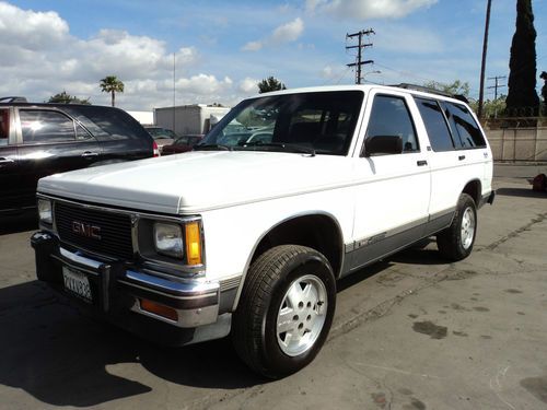 1991 gmc jimmy, no reserve