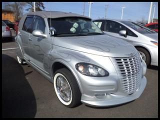 2001 chrysler pt cruiser custom show car silver premium  wire wheels hydrolics