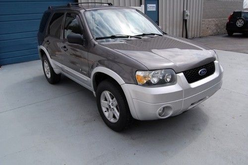 Wty one owner 2005 ford escape hybrid fwd 36 mpg leather alloy suv 05 electric
