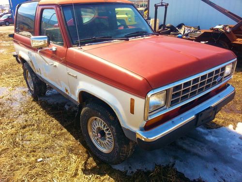 Ford bronco ii 4x4. clean, reliable and strong running. 1987 xls. classic!