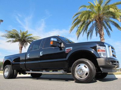 2009 ford f350 superduty crew cab fx4 dually twin turbo diesel leather