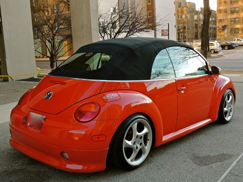 2003 vw bettle convertible w/ porsche wheels staggered