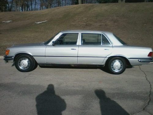 73 mercedes benz 450 sel a classic 4-door sedan, great condition for 40 yrs old