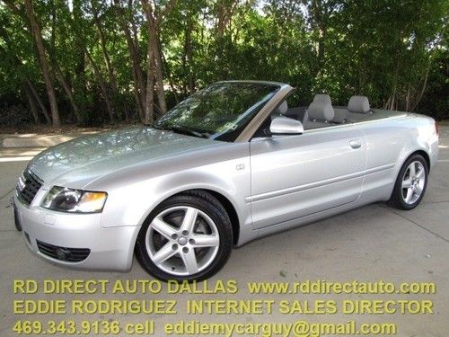 2003 audi a4 convertible 1.8t automatic low miles