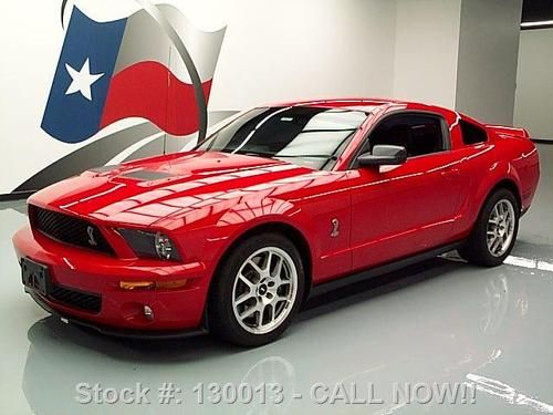 2009 ford mustang shelby gt500 svt supercharged 6spd 9k texas direct auto
