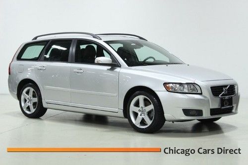 08 v50 wagon 2.4l auto leather sunroof climate control 6cd one owner rare