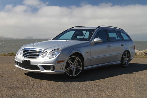2008 mercedes benz amg e63 estate wagon silver only 62 made 1 owner calif car