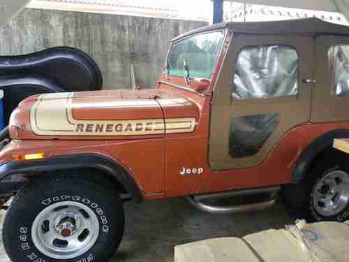 1975-Jeep-CJ5-Renegade Purchase used 1975 Jeep CJ5 Renegade Levi Edition in Miami, Florida ...