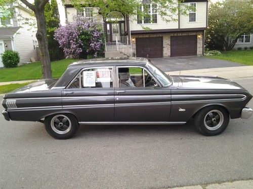 1964 ford falcon futura charcoal gray, 4 door, 170 cu 6 cyl engine,