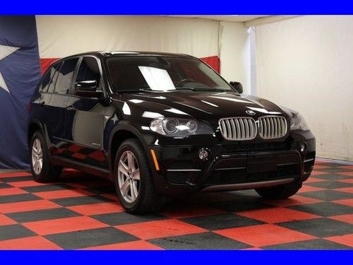 2011 x5 xdrive35d diesel awd 1-owner navigation pano roof carfax back up cam