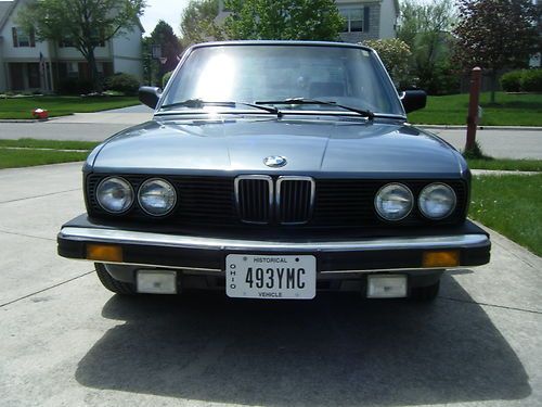 1986 bmw 535i manual 5-speed