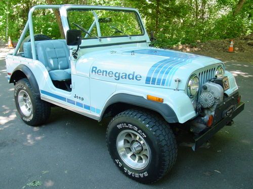1979 jeep cj5 renegade 1 owner only 62k original miles 4wd all stock&amp;original!