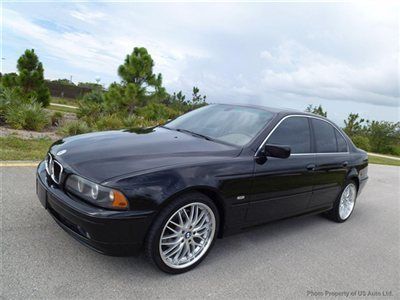 Florida 2002 530 v6 e39 auto 19" alloy leather s/r clean carfax serviced low res