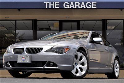 2004 bmw 645 coupe smg trans,sport pkg,navigation,panoramic roof,only 37k mint!!
