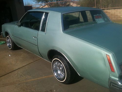 1978 buick regal - all original parts-only 2 owners-new paint